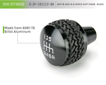 Cargar imagen en el visor de la galería, DV8 Offroad 2011-2018 Jeep JK 6-Speed Shift Knob Black