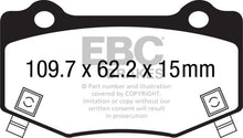 Cargar imagen en el visor de la galería, EBC 16+ Cadillac ATS-V 3.6 Twin Turbo Yellowstuff Rear Brake Pads