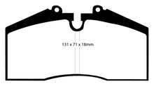 Cargar imagen en el visor de la galería, EBC 96-98 Porsche 911 (993) 3.6 Carrera 4S Yellowstuff Rear Brake Pads