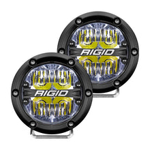 Cargar imagen en el visor de la galería, Rigid Industries 360-Series 4in LED Off-Road Drive Beam - White Backlight (Pair)