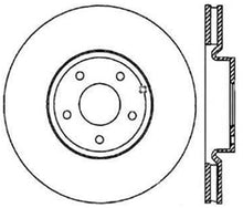 Cargar imagen en el visor de la galería, StopTech SportStop 6/02-08 Nissan 350Z / 8/02-04 Infiniti G35 Slotted &amp; Drilled Rear Left Rotor