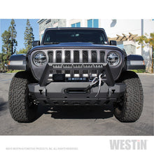 Cargar imagen en el visor de la galería, Westin 18-19 Jeep Wrangler JL Stubby Front Bumper - Textured Black