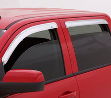 Cargar imagen en el visor de la galería, AVS 2019 Chevrolet Silverado 1500 Crew Cab Pickup Ventvisor Outside Mount 4pc - Chrome