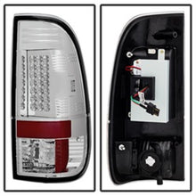 Cargar imagen en el visor de la galería, Spyder Ford Super Duty 08-15 LED Tail Lights Chrome ALT-YD-FS07-LED-C