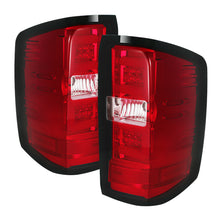 Cargar imagen en el visor de la galería, Spyder Chevy 1500 14-16 Light Bar LED Tail Lights Red Clear ALT-YD-CS14-LBLED-RC