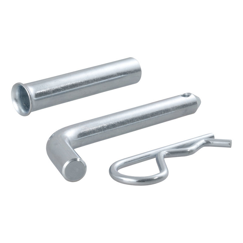 Curt 1/2in Hitch Pin w/5/8in Adapter (1-1/4in or 2in Receiver Zinc Packaged)