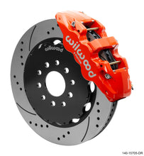 Cargar imagen en el visor de la galería, Wilwood AERO6 Front Big Brake Kit 14.00in Drilled Red Rotor - 97-13 Chevrolet Corvette C5/C6/Z06