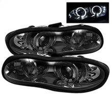 Cargar imagen en el visor de la galería, Spyder Chevy Camaro 98-02 Projector Headlights LED Halo LED Smke - Low H1 PRO-YD-CCAM98-HL-SM