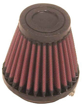 Cargar imagen en el visor de la galería, K&amp;N Filter Universal Rubber Filter 2 inch Flange 3 1/8 inch Base, 2 inch Top, 3 inch Height