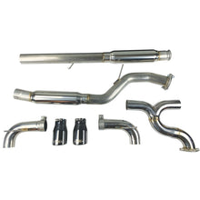 Cargar imagen en el visor de la galería, Injen 16-18 Ford Focus RS 3in Cat-Back Stainless Steel Exhaust w/ 4in Black Chrome Tips