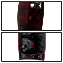 Cargar imagen en el visor de la galería, Xtune Chevy Avalanche 07-13 OE Style Tail Lights Red Smoked ALT-JH-CAVA07-OE-RSM