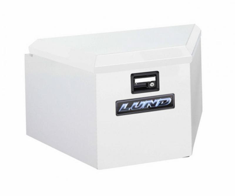 Lund Universal Alum Trailer Tongue Storage Box - White