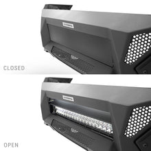 Cargar imagen en el visor de la galería, Go Rhino 16-21 Tacoma Element Front Bumper w/ Power Actuated Hide-away Light Bar Mount Tex Black