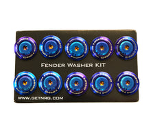 Cargar imagen en el visor de la galería, NRG Fender Washer Kit (TI Series) M6 Bolts For Plastic (TI Burn Washer/TI Burn Screw) - Set of 10