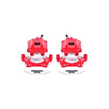 Cargar imagen en el visor de la galería, Power Stop 92-98 BMW 318i Rear Red Calipers w/Brackets - Pair