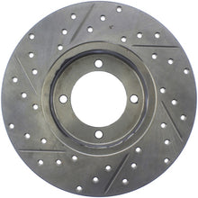 Cargar imagen en el visor de la galería, StopTech Slotted &amp; Drilled Sport Brake Rotor