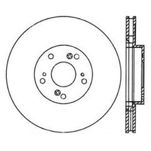 Cargar imagen en el visor de la galería, StopTech Power Slot Slotted 06-08 Honda Civic Si Front Left Rotor