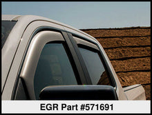 Cargar imagen en el visor de la galería, EGR 2019 Chevy 1500 Crew Cab In-Channel Window Visors - Dark Smoke