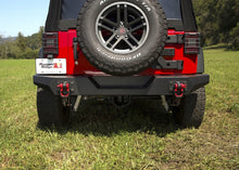 Cargar imagen en el visor de la galería, Rugged Ridge Spartan Rear Bumper Full Width 07-18 Jeep Wrangler JK
