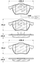 Cargar imagen en el visor de la galería, StopTech Performance 99-08 VW Jetta / 5/99-05 Golf GTi/GLS Turbo Front Brake Pads