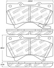 Cargar imagen en el visor de la galería, StopTech 13-18 Toyota Land Cruiser Performance Front Brake Pads