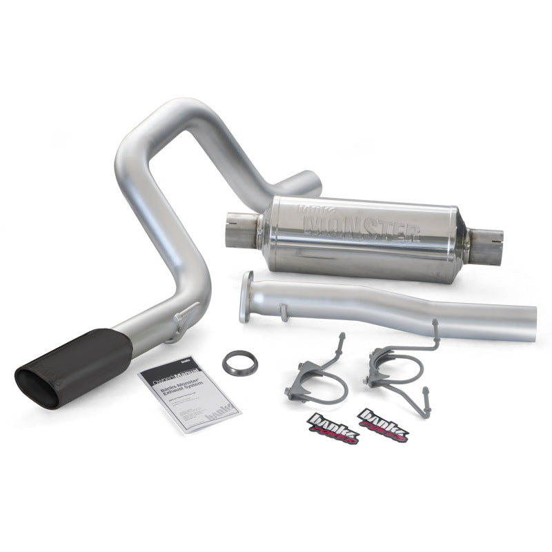 Banks Power 07-14 Toyota 4.0 FJ Cruiser Monster Exhaust Sys - SS Single Exhaust w/ Obround Black Tip