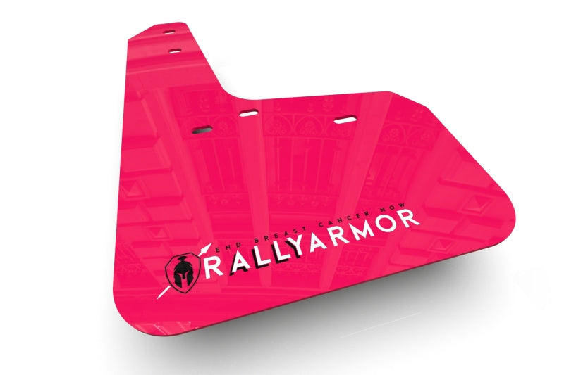 Rally Armor 15-21 Subaru WRX/STI Pink Mud Flap BCE White Logo