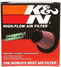 Cargar imagen en el visor de la galería, K&amp;N Universal Rubber Filter 6in Flange ID / 7.5in OD / 6in Height / Round Straight