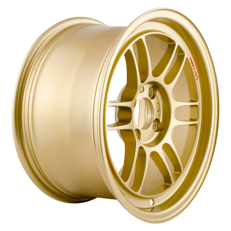 Enkei RPF1 15x8 4x100 28mm Offset 75mm Bore Gold Wheel