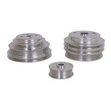 Cargar imagen en el visor de la galería, BBK 85-97 GM Truck 305 350 Underdrive Pulley Kit - Lightweight CNC Billet Aluminum (3pc)