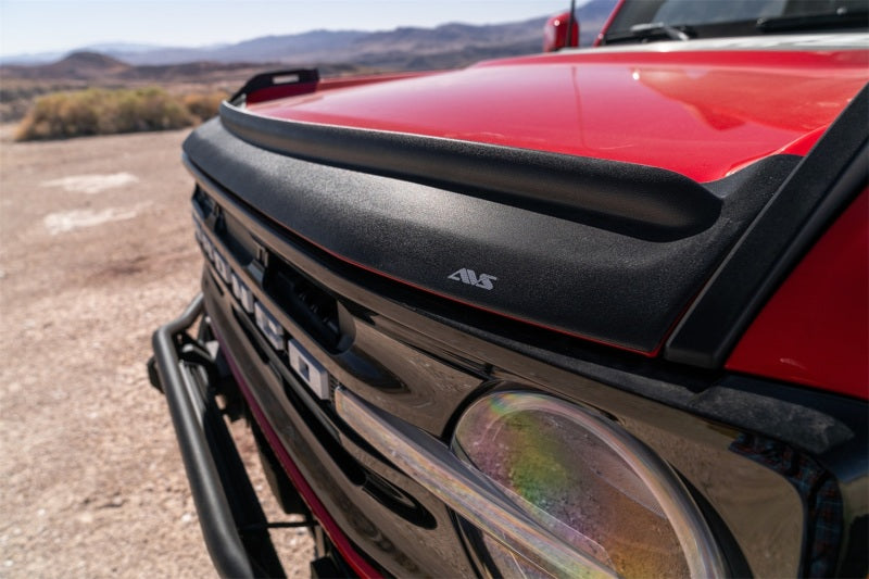 AVS 21-23 Ford Bronco 2/4Dr. Excl. Raptor Aeroskin II Textured Low Profile Hood Shield - Black