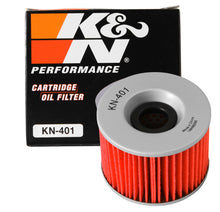 Cargar imagen en el visor de la galería, K&amp;N Honda / Kawasaki / Yamaha / Triumph 3in OD x .75ID x 2.210in H Oil Filter