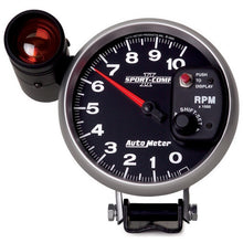 Cargar imagen en el visor de la galería, Autometer Sport-Comp II 5 inch 0-10000 RPM Pedestal Mount Tachometer Shift-Lite