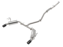 Cargar imagen en el visor de la galería, aFe Takeda 2.5in 304 SS Cat-Back Exhaust System w/CF Tips 2022+ Honda Civic L4-1.5L (t)