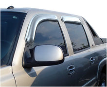 Cargar imagen en el visor de la galería, AVS 02-06 Cadillac Escalade EXT Ventvisor Outside Mount Front &amp; Rear Window Deflectors 4pc - Chrome