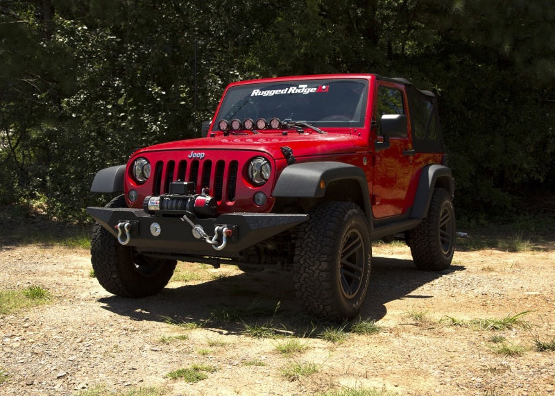 Rugged Ridge Spartan Front Bumper SE W/O Overrider 07-18 Jeep Wrangler JK