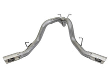 Cargar imagen en el visor de la galería, aFe Large Bore-HD 4in 409-SS DPF-Back Exhaust w/Dual Polished Tips 2017 GM Duramax V8-6.6L (td) L5P