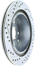 Cargar imagen en el visor de la galería, StopTech Select Sport Nissan Slotted and Drilled Left Rear Rotor