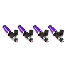 Cargar imagen en el visor de la galería, Injector Dynamics ID1050X Injectors 14mm (Purple) Top (Set of 4)