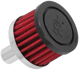 K&N Steel Base Crankcase Vent Filter .625in Vent OD x 2in OD x 1.5in Height