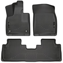 Cargar imagen en el visor de la galería, Husky Liners Weatherbeater 16-17 Lexus RX350 / 16-17 RX450H Front &amp; 2nd Seat Floor Liners - Black