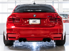 Cargar imagen en el visor de la galería, AWE Tuning BMW F8X M3/M4 Track Edition Catback Exhaust - Chrome Silver Tips