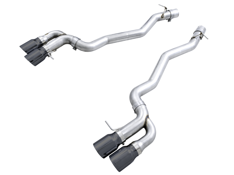 AWE Tuning 18-19 BMW F90 M5 Track Edition Axle-Back Exhaust- Black Diamond Tips