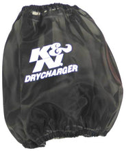 Cargar imagen en el visor de la galería, K&amp;N Round Tapered Air Filter Wrap Black 7.5in Base ID / 4.5in Top ID / 6in Height