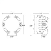 Cargar imagen en el visor de la galería, Rigid Industries 360-Series SAE Fog Yellow/White Pair