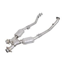 Cargar imagen en el visor de la galería, BBK 99-04 Mustang 4.6 GT / Cobra High Flow X Pipe With Catalytic Converters - 2-1/2