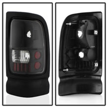 Cargar imagen en el visor de la galería, Xtune Dodge Ram 1500/2500/3500 94-01 Euro Style Tail Lights Black ALT-ON-DRAM94-BK