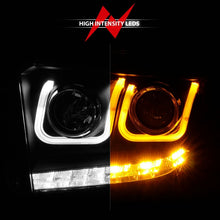 Load image into Gallery viewer, ANZO 14-18 Toyota Tundra w/ LED DRL Projector Headlights w/ U-Bar Switchback Black w/ DRL