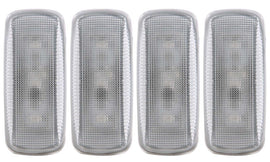 ANZO 2010-2015 Dodge Ram 3500 LED Fender Light Kit Clear 2pc Amber / 2pc Red