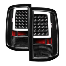 Cargar imagen en el visor de la galería, xTune 09-18 Dodge Ram 1500 (Incandescent Model) LED Tail Lights - Blk (ALT-ON-DR09-LBLED-BK)